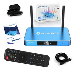 SuperBox S6Max TV BOX Support Authorized Distributor Same Day Shipping Send Gift