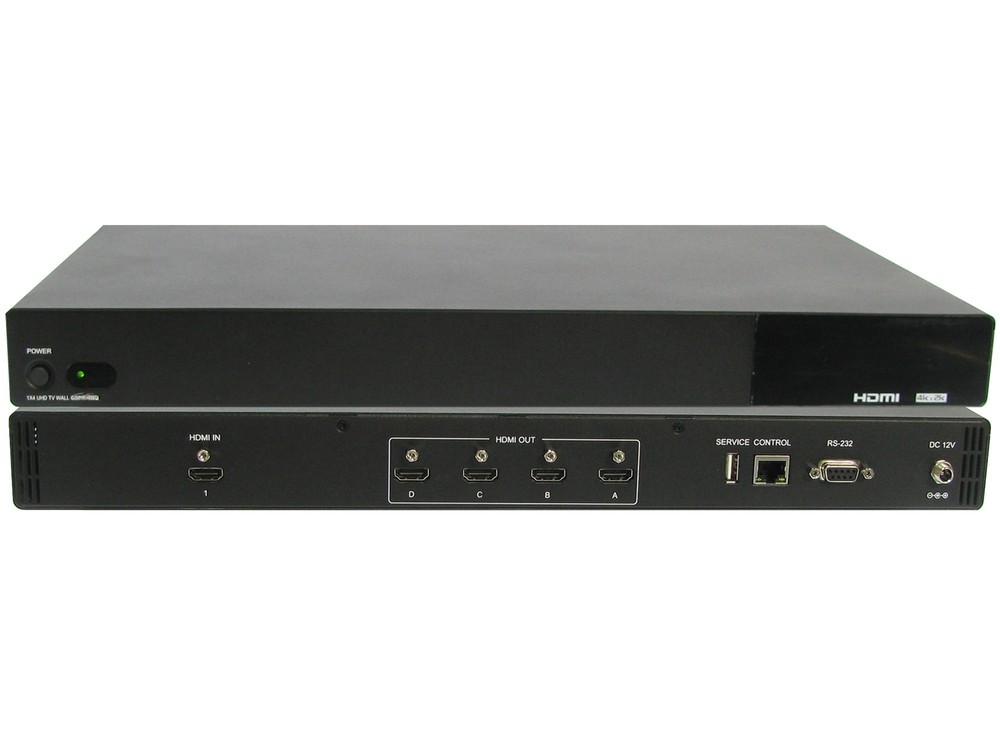A-NeuVideo ANI-4K-VW 1×4 HDMI 4K Video Wall Splitter/Cascadable