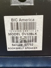 BIC America Venturi DV32-BLK Black 8-Ohms 2 Mini Monitor Surround
