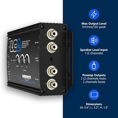 AUDIOCONTROL LC2I 2 CHANNEL LINE-OUTPUT HI-LOW CONVERTER SUBWOOFER CAR CONTROL