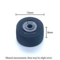 5PCS Various Sizes Deck Recorder Pinch Roller Tape Retractor Press Belt Pulley