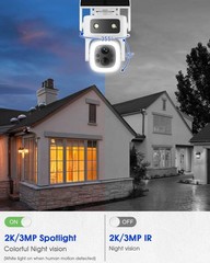 ONE YEAR FREE TRAFFIC Solar Powered No Wifi Security Camera 4G LTE SIM Card
