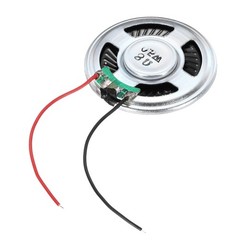 4PACK 0.5W 8 Ohm Small Speakers Metal Shell Round Internal Micro Magnet Speaker