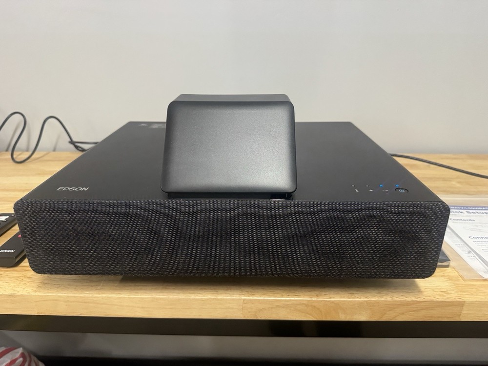 Epson EpiqVision Ultra LS500 4K Short Throw Laser Projector Black 0 HRS Renewed