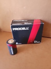 Duracell Procell PC1300 12PK D-cell 1.5V Alkaline Button Top Battery Pack of 12