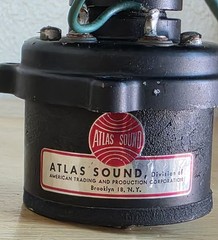 Vintage Pair of 1960s Atlas Sound Hi-Fi Jensen RP-302 Super Tweeters 16 ohm