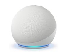 🔥 Amazon Echo Dot 5th Gen. Smart Speaker – White | Brown Box | No Power Cord