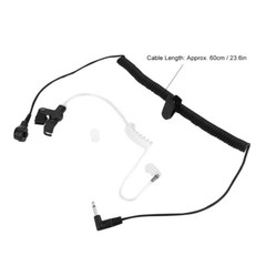 1/2 Set 3.5mm Listen Only Acoustic Tube Police Headset Earpiece For Motorola NEW