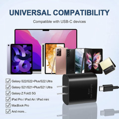 PD Power Fast Charger Wall Adapter Phone Data Cable For Samsung Galaxy S23 S22+
