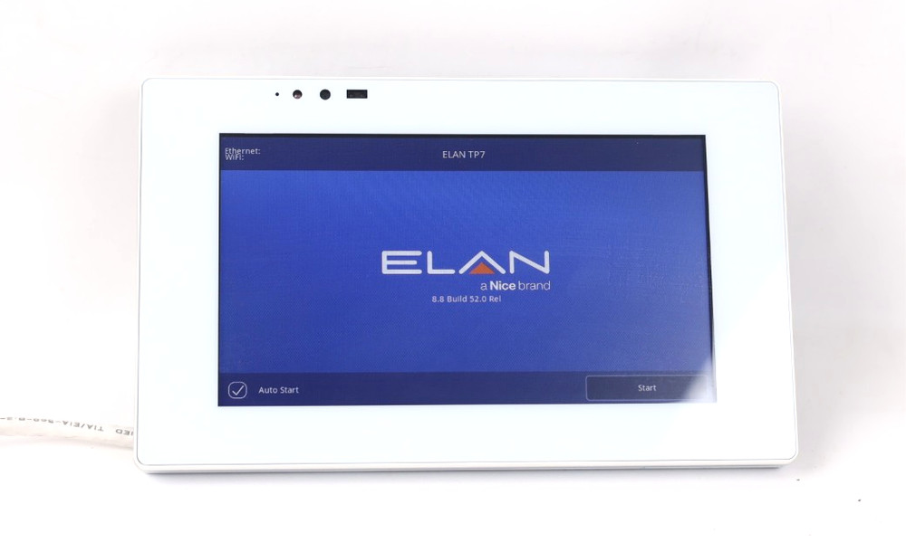 Elan TP7 7” Touch Panel In Wall Touch Panel (White) MINT u825