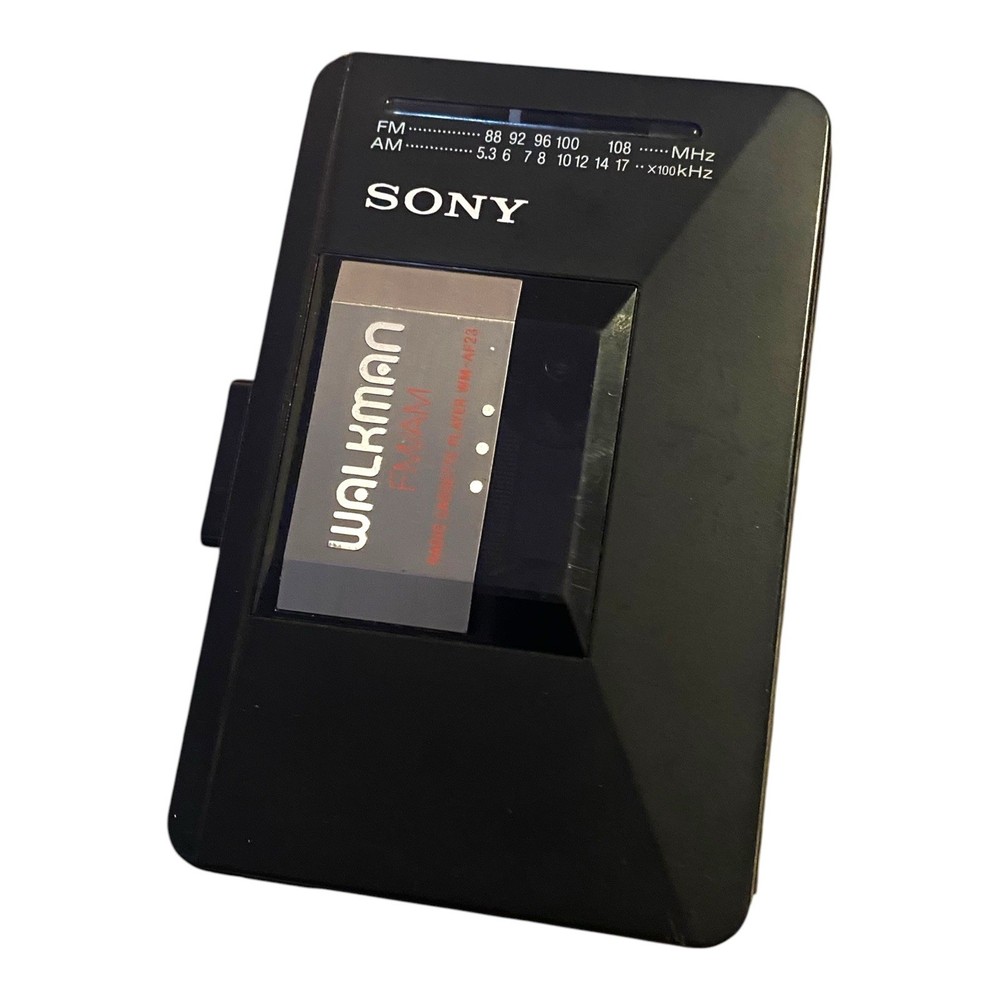 Sony Walkman WM-AF23 Cassette Player & AM/FM Radio For Parts Or Repair Only