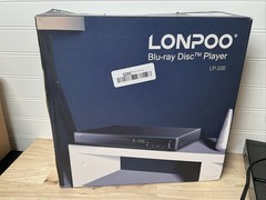 Lonpoo Blu-ray Disc Player, Full HD 1080p, DVD Upscaling, HDMI Output, USB and