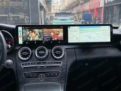 Car Radio Wireless Android Auto CarPlay 128GB For 2019 Mercedes-Benz GLC C-Class