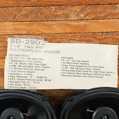 VTG NOS Old School Car Audio Sansui SB-2902 6 x 9 Polypropylene 2 Way Speaker