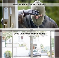 Compact 90dB Security Alarm Pack – 15 Durable Door & Window Alarms for Safety