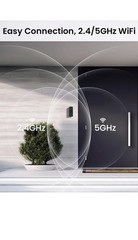AOSU Video Doorbell Pro V8P1AX11 + WiFi Homebase Black/Space Gray Open Box
