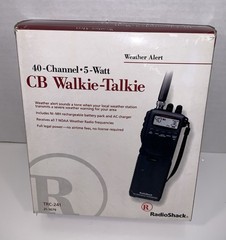 RadioShack CB Walkie Talkie 40 Channel – NOAA Weather – TRC-241