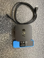 Apple TV 32GB 4K HD Media Streamer – Black Tested/Reset + Remote & power A1842