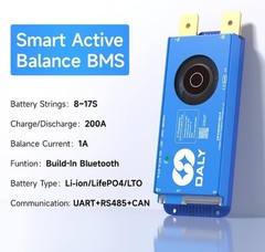 DALY Smart Active Balance BMS 200A 24V-60V 8S-17S Built-in Bluetooth