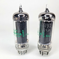 Sylvania 6197 Vacuum Tube Military Box (A) Date Packed 4-68 Vietnam War Era NOS