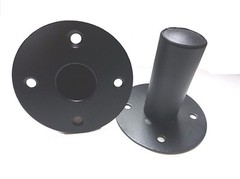 (2) Two DJ/PA Metal Tripod Speaker Stand Mounting Internal Adapters (Top Hat)