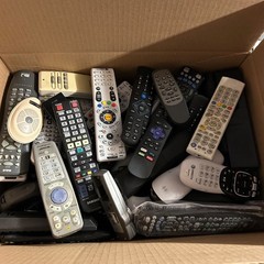 Lot of 96 Remote Controls Various Brands Untested Most With Battery Covers