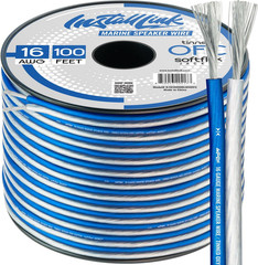 16 AWG Gauge (Tinned OFC) Marine Speaker Wire Cable (100 Feet)