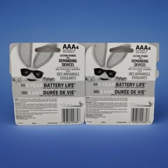 2 Pack Energizer 800mAh Recharge Power Plus AAA Batteries 4 X2 Rechargeable