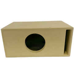 Single 1×8″ Spl Edition Vented Subwoofer Box Ported MDF 3/4 Double Baffle