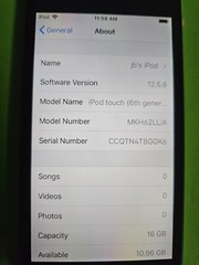Apple iPod Touch (6th Generation) – Space Gray, 16GB