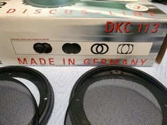 New Mb Quart DKC 113 5.25″ Speaker Grills w/ Mounting Screws German Made
