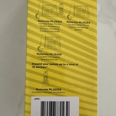 Motorola Voice Motorola Ml25055 Dect 6.0 Accessory Handset For 2-Line Business