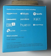 NEW Amazon Echo Dot (3rd Gen) with Alexa, Bluetooth, WIFI, Power Adapter-Black