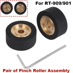 Pair of Pinch Roller Replacement For Pioneer RT-909/901 Reel to Reel Tape Deck