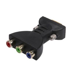 nEW 15 Pin VGA Male to 3 RCA Female Adapter Converter Cable Extender Adapter