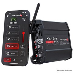 STETSOM HL400.4 DSPLAYER 2 OHMS 4 CHANNELS – Amplifier with built in DSP 400W