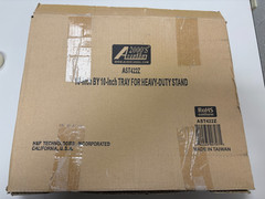 Audio 2000s AST424Z Heavy Duty Tray Standard Speaker Stand 16×10 New Open Box