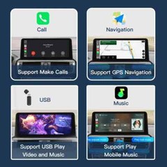 Wireless Carplay/Android Auto Screen For BMW F20 F21 F22 F30 F31 F32 F33 F34 F36