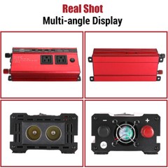 5000W Pure Sine Wave Inverter 12V DC to 110V AC Power Inverter Solar Converter
