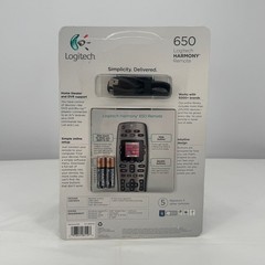 Logitech Harmony 650 Universal Remote Color Screen Silver 915-000193 New