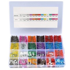 Car Fuses Assortment Kit Blade-Type Automotive Fuses Standard & Mini Size Fuses