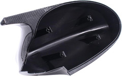 Pair of Carbon Fiber ABS Rear View Door Side Mirror Cover Cap for BMW 3 Series E