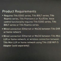 TiVo MINI LUX ~ Lifetime Service Included ~ TCDA95000 ~ BACKLIT / GLOW Remote