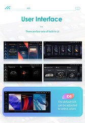 10.33″ Android 12 8+128GB Car GPS Stereo Head Unit For BMW 3 er E90 E91 E93 CCC