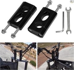 7/8″ Handlebar Risers – 7/8″ 22 mm Handlebar Mount Clamp Risers f Color: Black