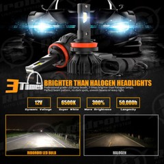 2X 240W 24000LM Canbus H11 LED Headlight Kit High Low Beam Bulb Conversion Kits