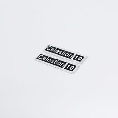 Celestion 10 Speaker Grill Logo Badge Emblem Aluminum 40mm(1.57″)X9mm(0.35″)