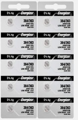 10 x Fresh Stock Energizer Watch Silver Oxide Batteries 364/363 SR621SW Battery