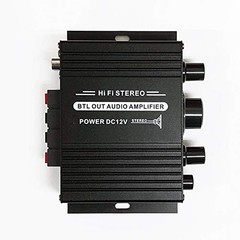 Origin small 2ch audio amplifier output 20W + 20W aluminum body simple function