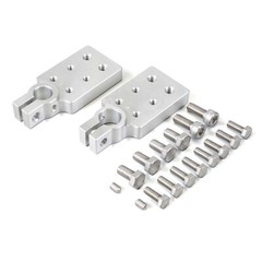 Pair of Car Audio 6 Spot Flat Battery Terminals Bolt 4/0 AWG Lugs Gauge